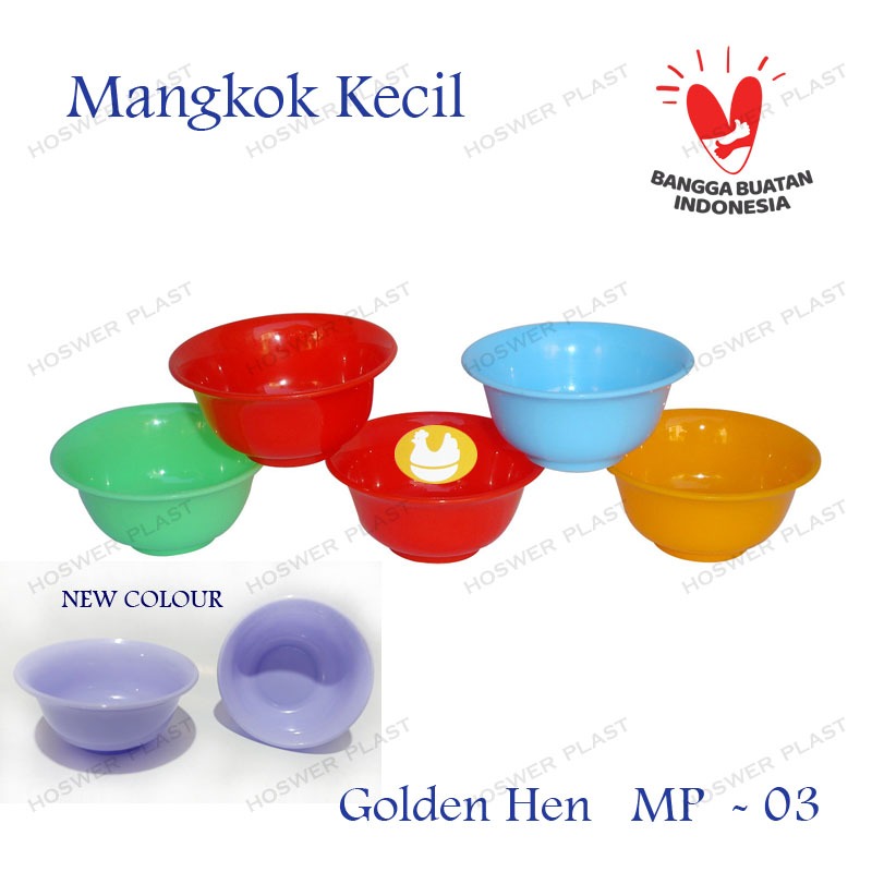 6 pak @12 pcs Golden Hen Mangkok Kecil / Mangkok Sambal / Mangkok Pempek / Wadah Kuah Plastik / Bowl
