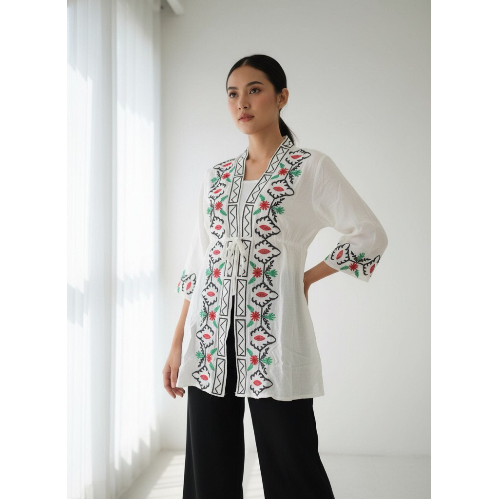 ATIRA DRESS Katun rayon bordir bkk