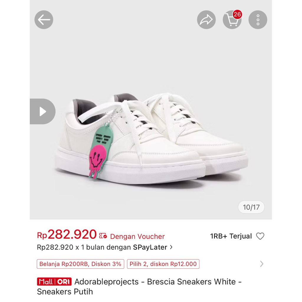 preloved sepatu adorable project