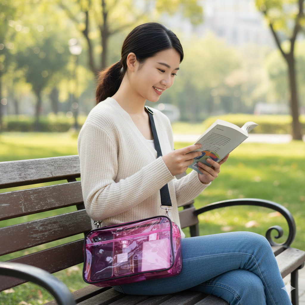 Tote bag selempang Mika Hologram Rainbow Viral Elegan & Futuristik Tas konser Sling BAg