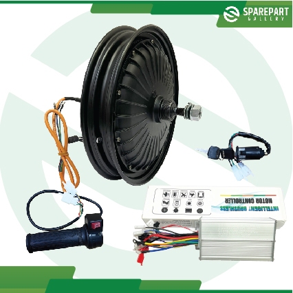 Dinamo bldc 14inch electri bike 48v500w+Contoller+Throttle+Key