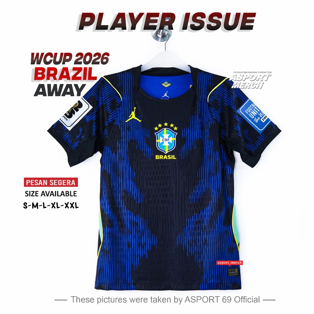 JERSEY BRAZIL AWAY WCUP 2026 PI PLAYER ISSUE
