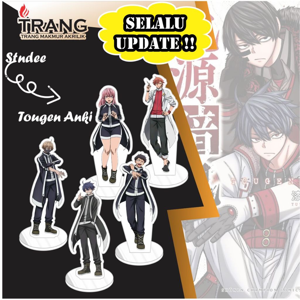 Standee Figure Akrilik Tougen Anki / Standing Action figure Acrylic Tougen Anki