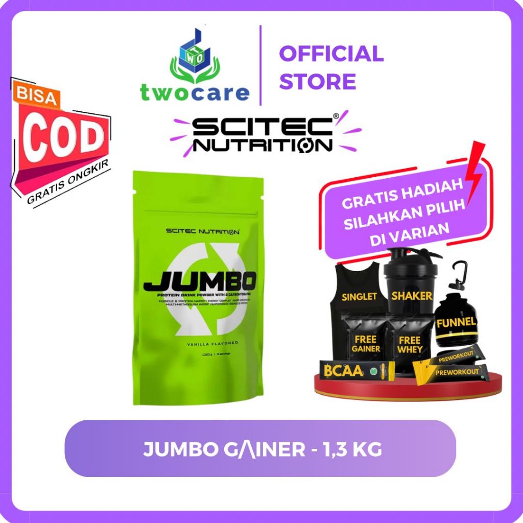 Scitec Nutrition Jumbo Gainer 1.3kg 1320gr Weight Gainer Mass Gainer