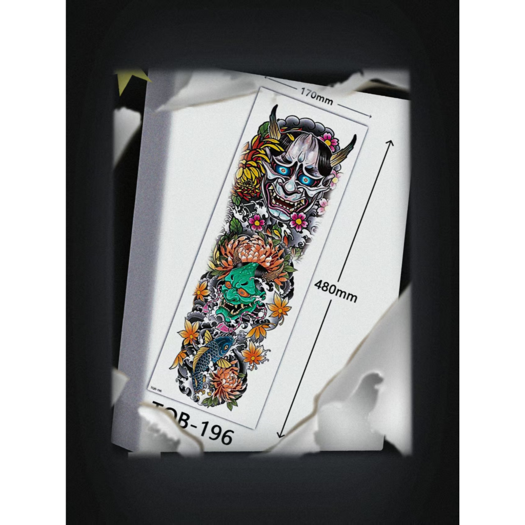 Tatoo Temporer FULL Lengan / TEMPORARY TATOO (TQB)