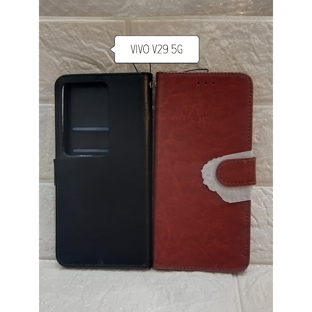 VIVO V29 5G CASE FLIP COVER KULIT/FLIP COVER DOMPET