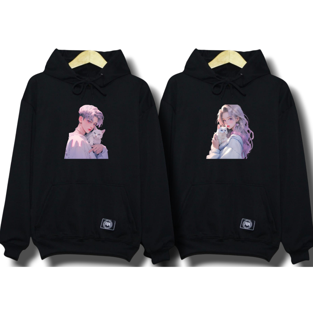 hoodie couple pria wanita / jaket couple viral kekinian / sweater couple pasangan terbaru / HOODIE p