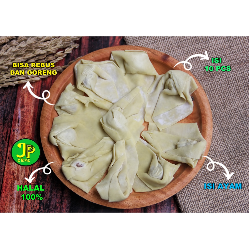 PANGSIT REBUS DAN GORENG ISI AYAM