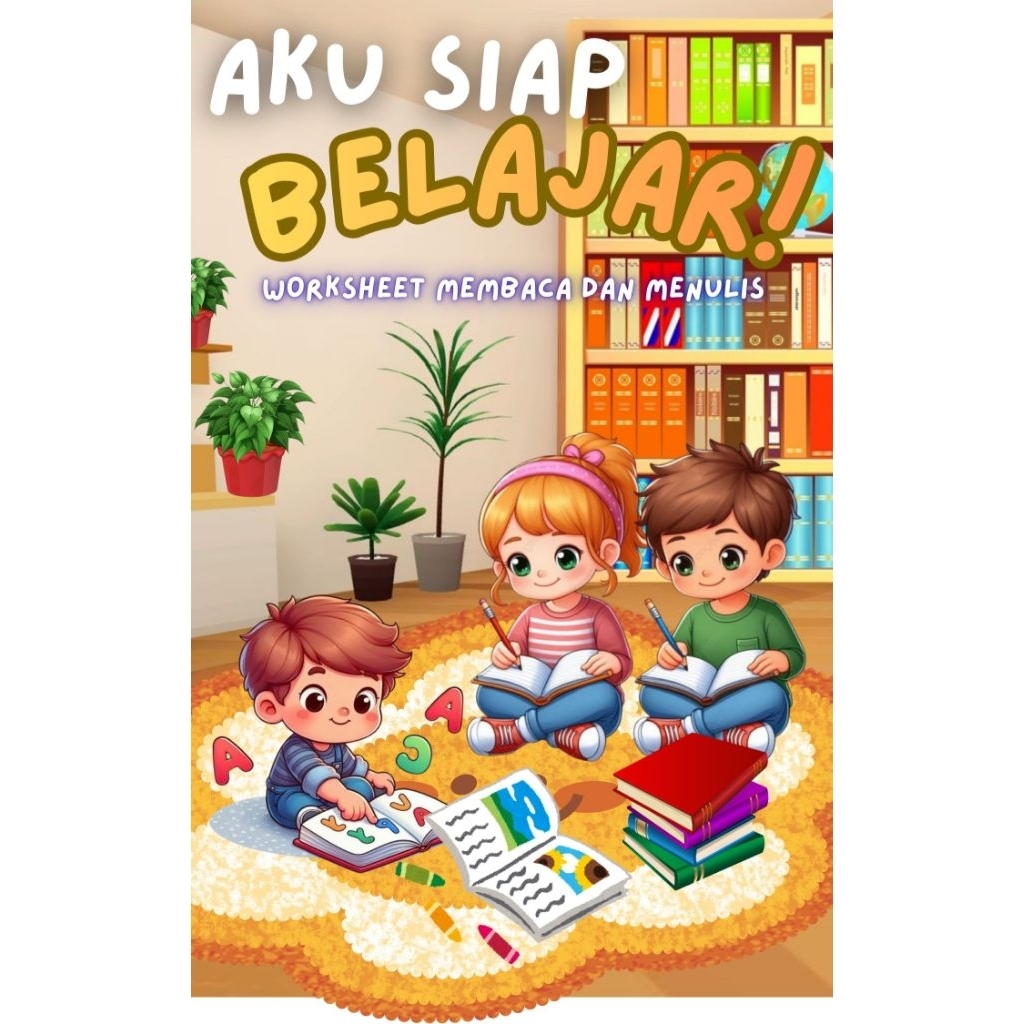 Worksheet Anak Paud - Tk tema membaca dan menulis