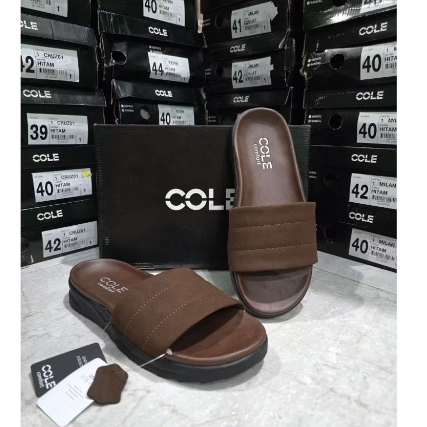 Sandal pria Cole original | sandal pria empuk | sandal pria murah berkualitas | sandal pria slop ant