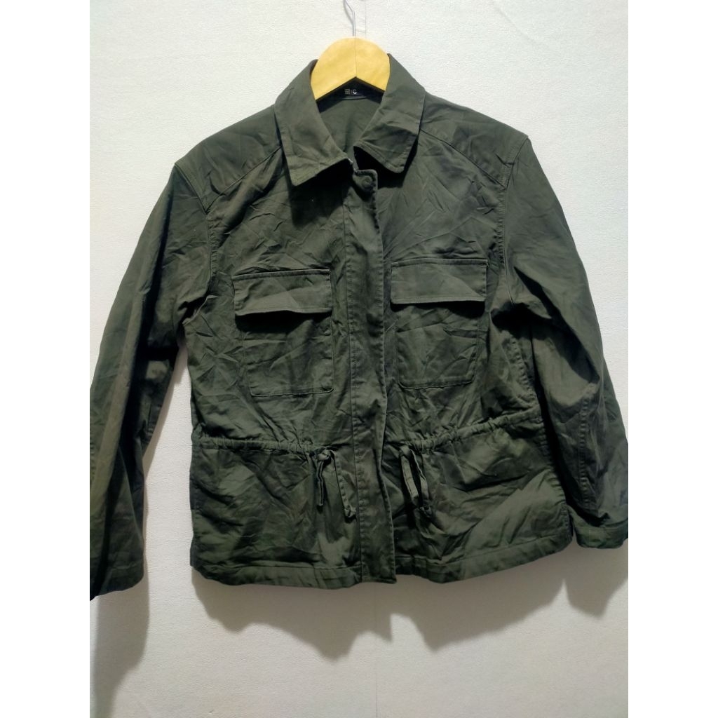 Casual work jacket canvas Uniqlo C