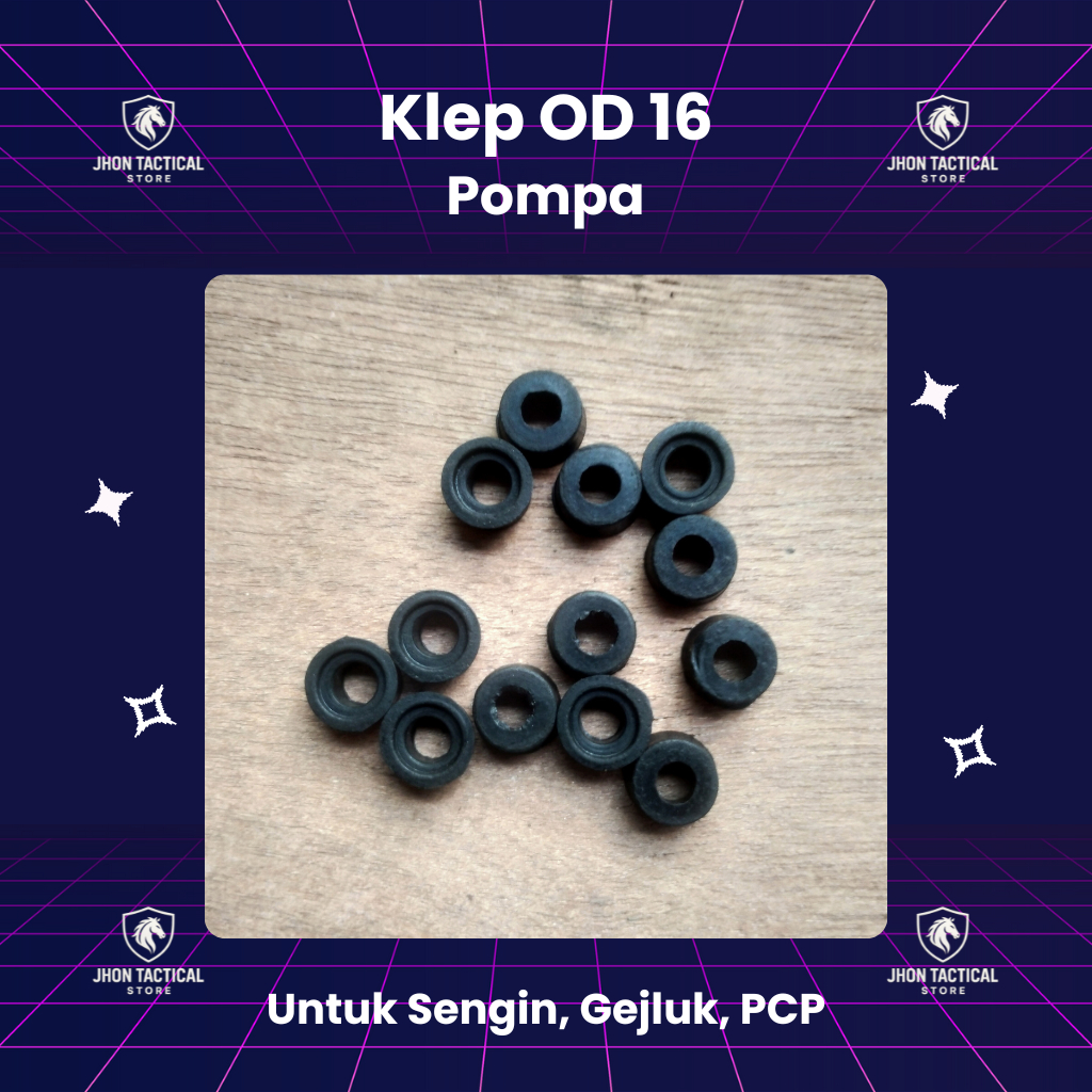 Klep Pompa & Penahan OD 16 – Klep Gejluk / Sengin / Pipa – Klep PCP (Klep Jalur Angin)
