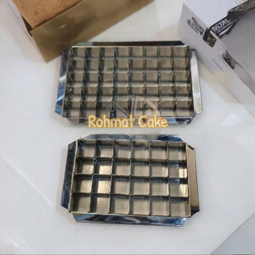 Cetakan Kastengel Kotak Persegi Cetakan Nastar Kotak Cetakan Kue Kering Nastar Sekat Model Ring Kota