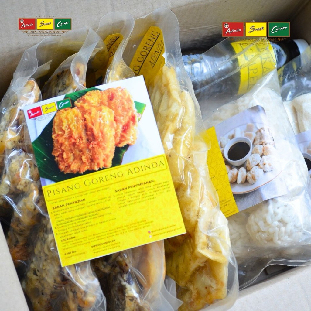 Pisang Goreng Crispy / Pisang Goreng Adinda (VACUUM)  - isi 5 pcs/pack / Pisang Goreng Kalimantan / 