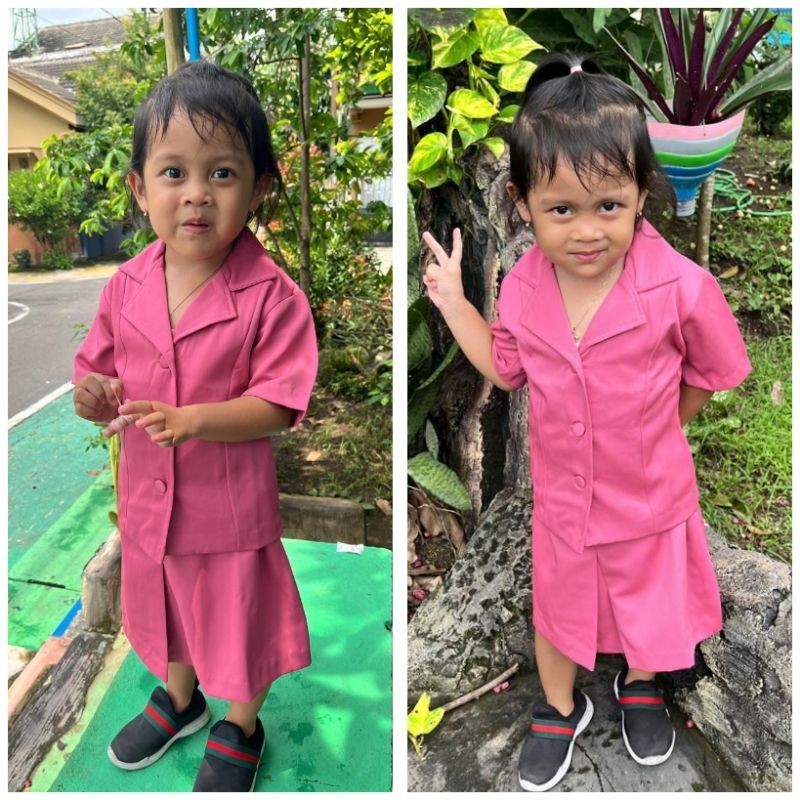 BAJU BHAYANGKARI ANAK UNTUK TK/PAUD KOSTUM KARNAVAL ANAK /BAJU BHAYANGKARI ANAK  STELAN  MUSLIM
