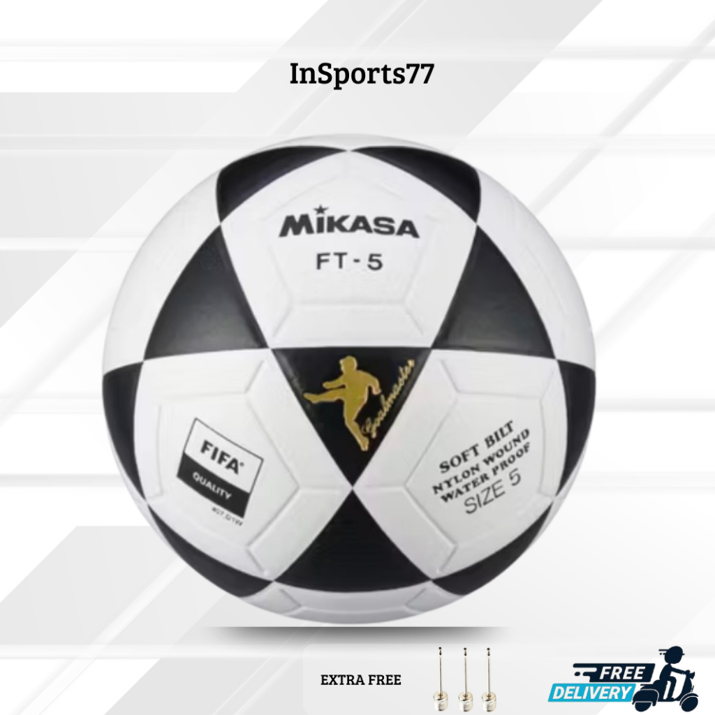 Bola Sepak Mikasa FT-5 Original standar FIFA officiall mach ball