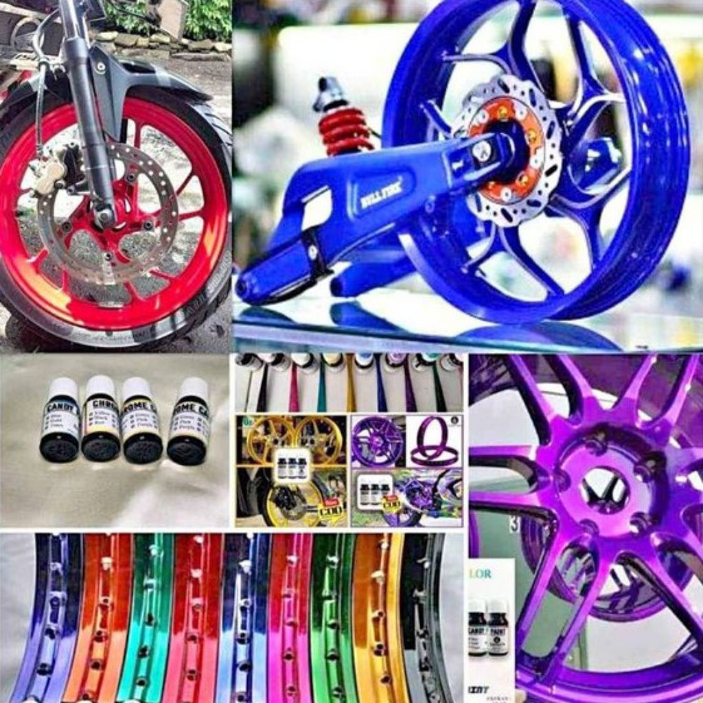 Cc Oles Pewarna Permanen Body Kendaraan Candy Chrome Paint Anti Karat Anti Luntur
