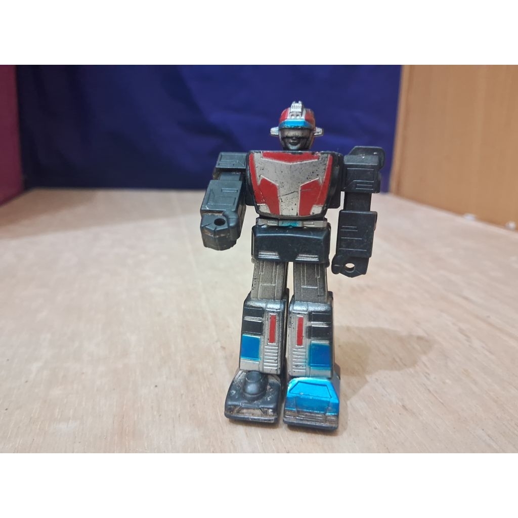 Mainan Jadul Robot Kousoku Sentai Turbo Ranger Mini Megazord Plastik Gorren Turbo Robo Power Rangers