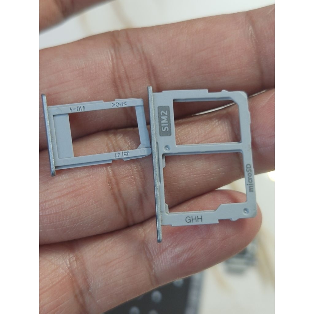 SIMTRAY SIMLOCK TEMPAT SIM SAMSUNG J7 PRO J730 BIRU BEKAS COPOTAN