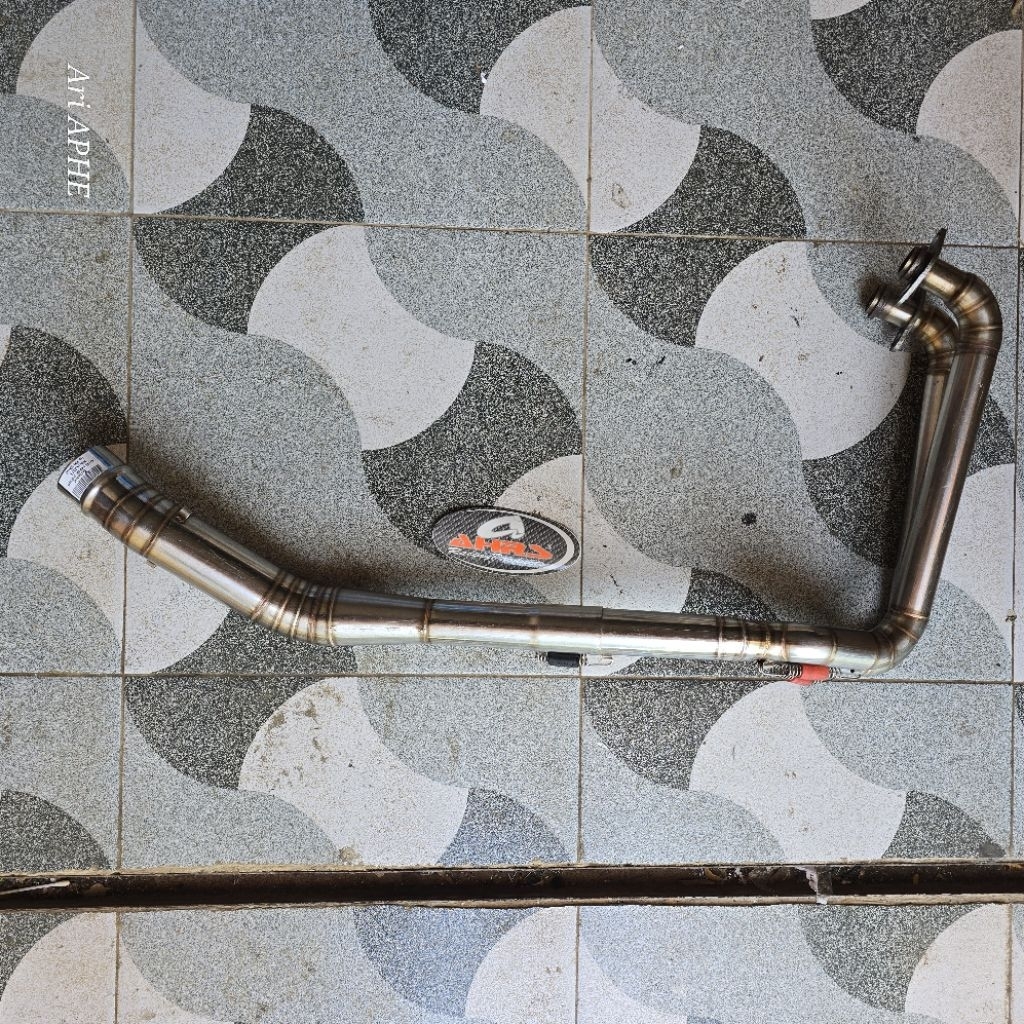 PROMO header pipa leher knalpot AHRS stainless NINJA 250 R KARBU