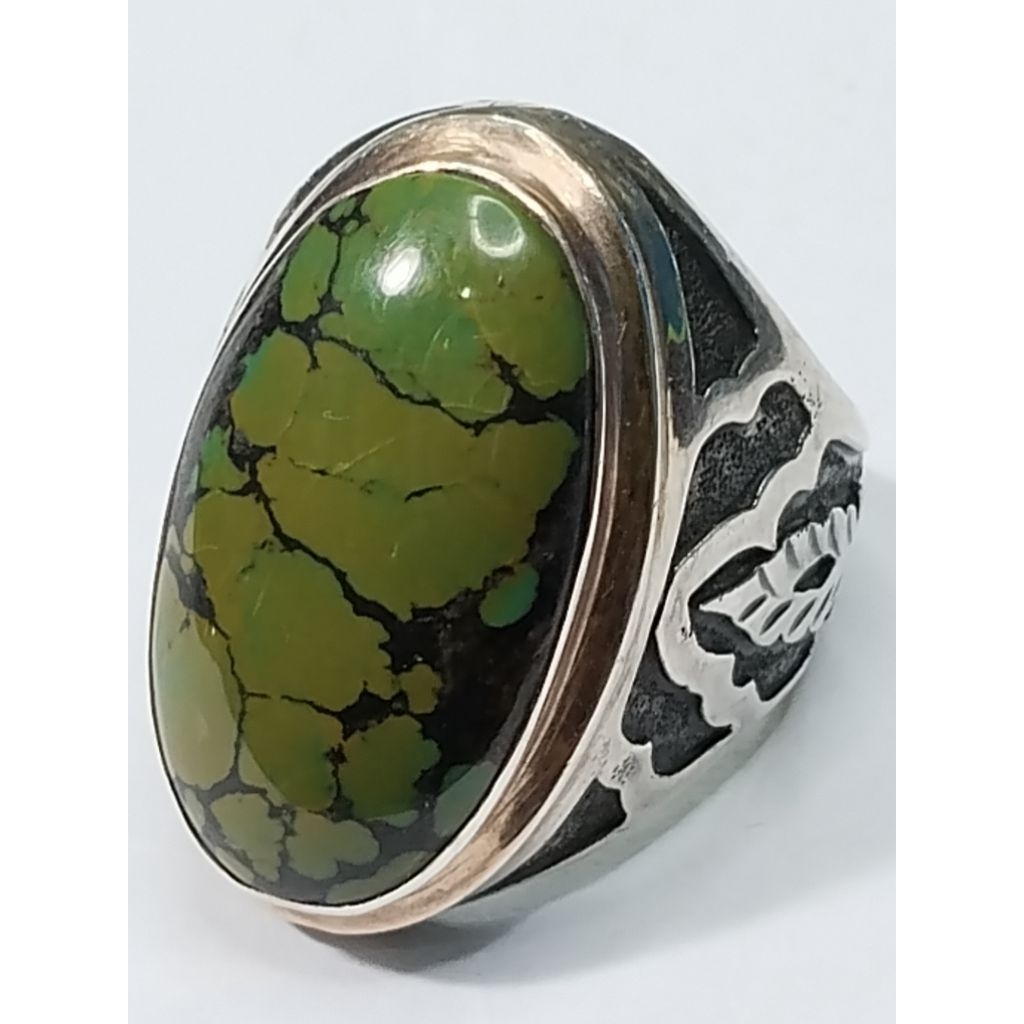 BATU AKIK PIRUS HUBEI/XINJIANG RING PERAK