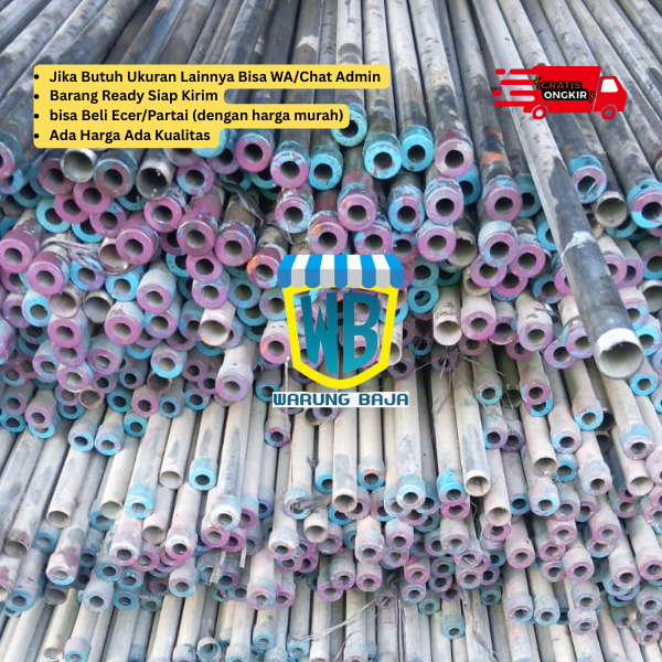 Pipa Galvanis 1/2 inch x 6 meter - pipa galvanis 1/2" - warungbaja - pipa galvanis setangah inch - p