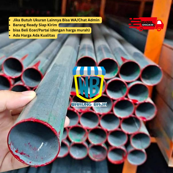 Besi Pipa Galvanis 3/4" - pipa galvanis 3/4 inch - pipa - warungbaja - pipa galvanis tiga per empat 