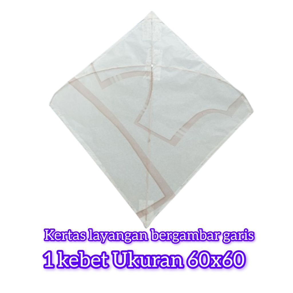 kertas layangan litho  bergambar motif  ukuran 60x60 isi 100 lembar