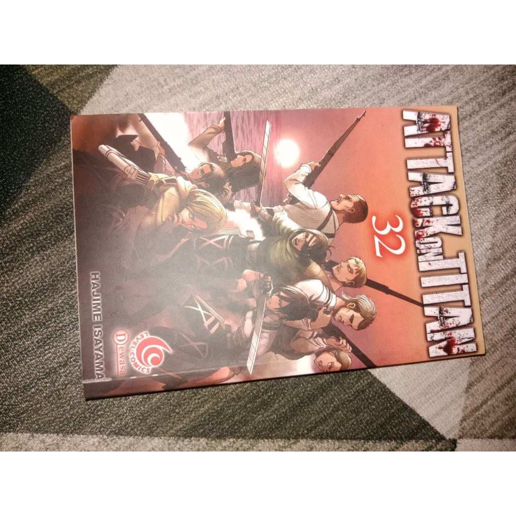 komik bekas attack on titan vol 32