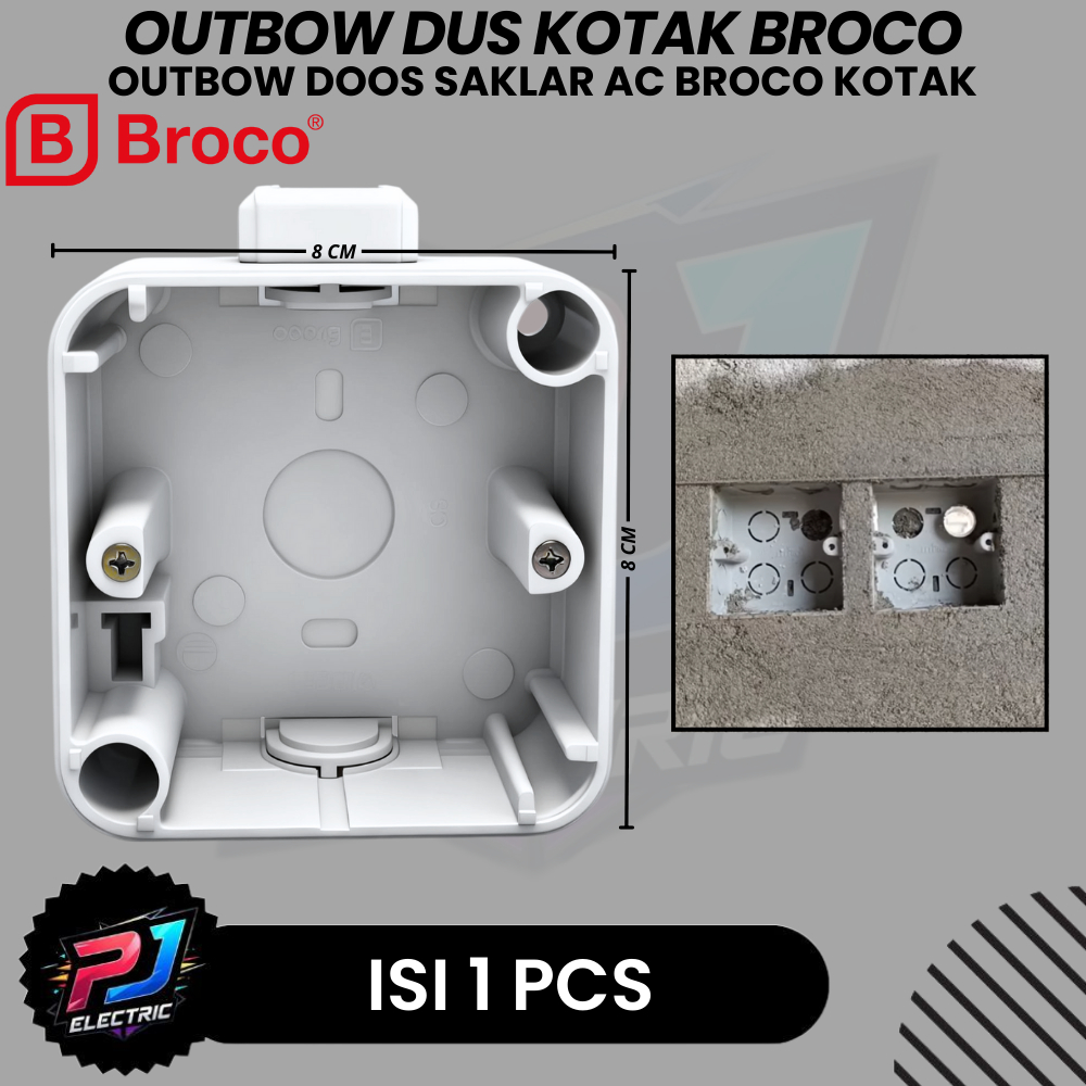 Outbow Dus Galleo Broco / Outbow Dus Saklar Outbow Dus Stop Kontak Broco 4101 Produk Broco Original.