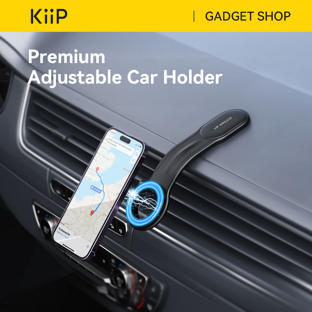 KiiP MCH05 Magnetic Car Phone Holder Dashboard Mobil Magnet Foldable