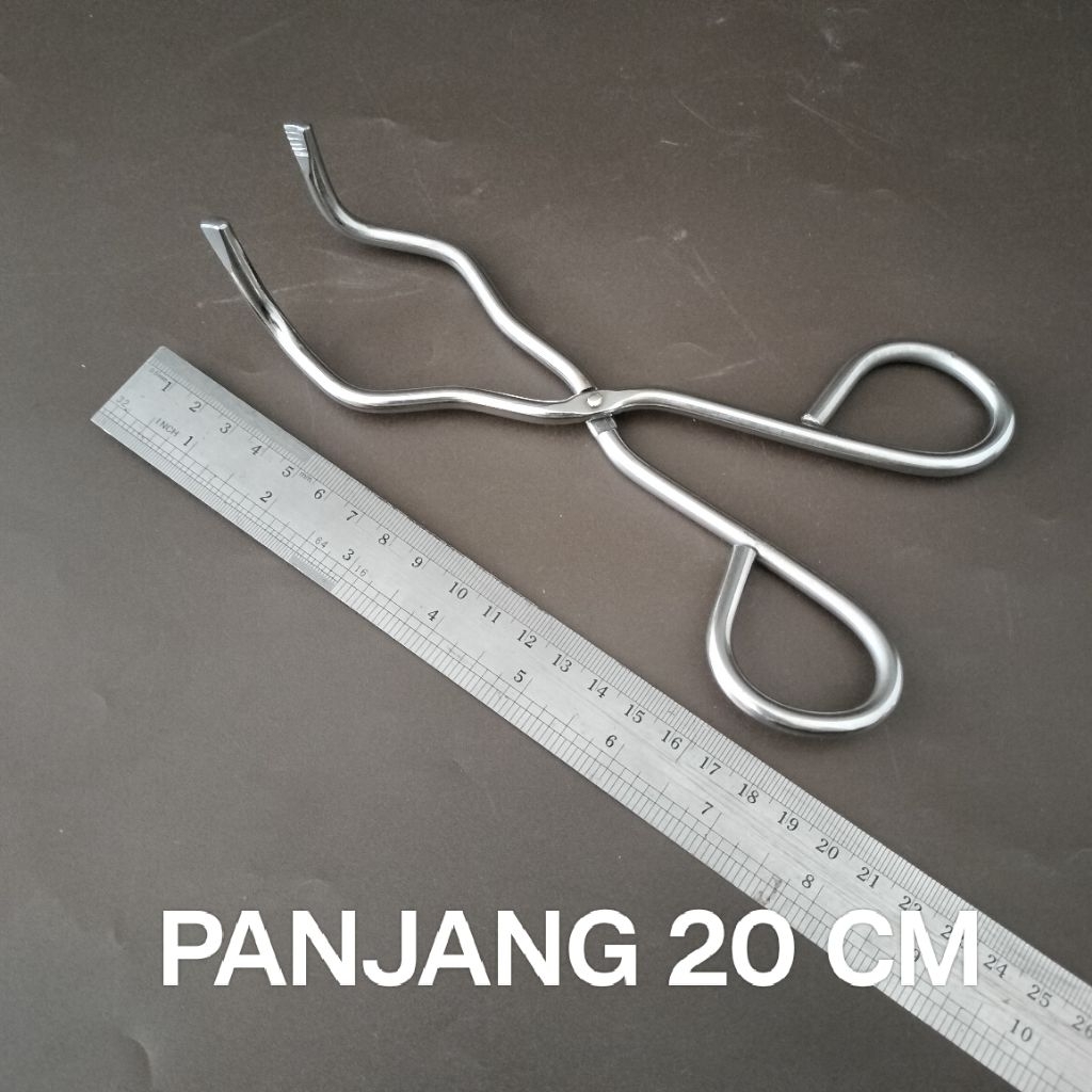Tang Krusibel 20cm Tong Crucible Penjepit Krusibel 20 Cm