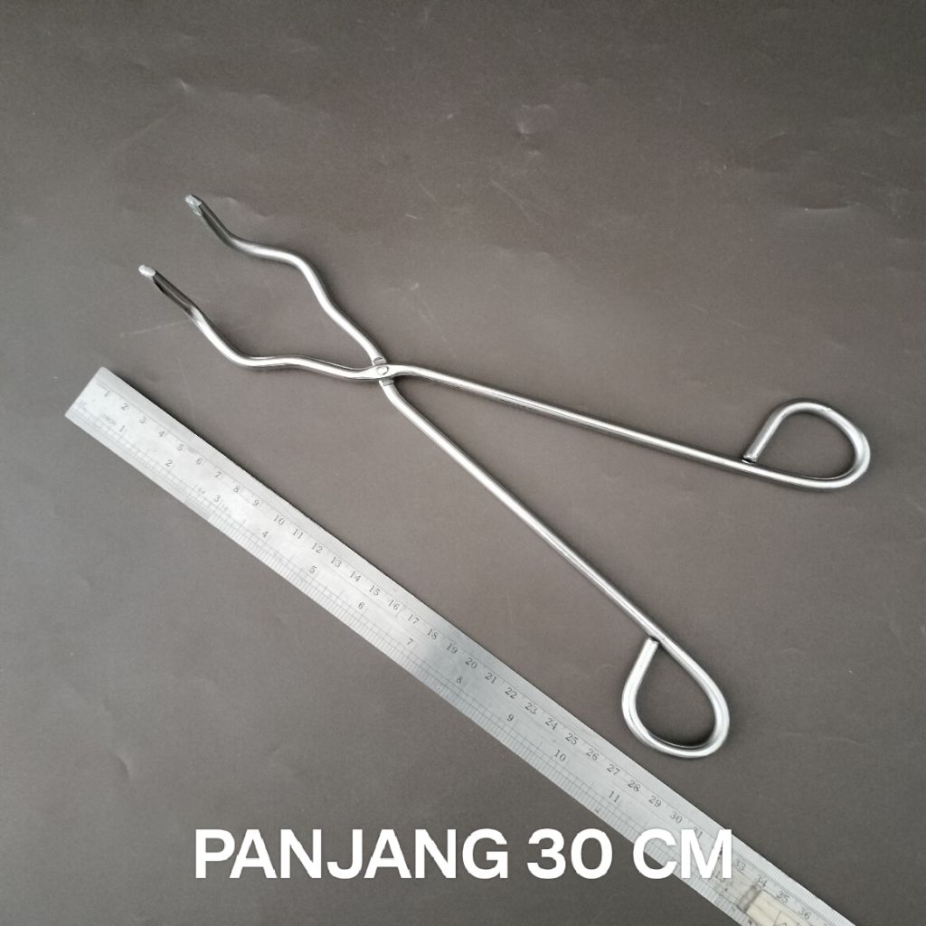 Tang Krusibel 30cm Tong Crucible Penjepit Krusibel 30 Cm