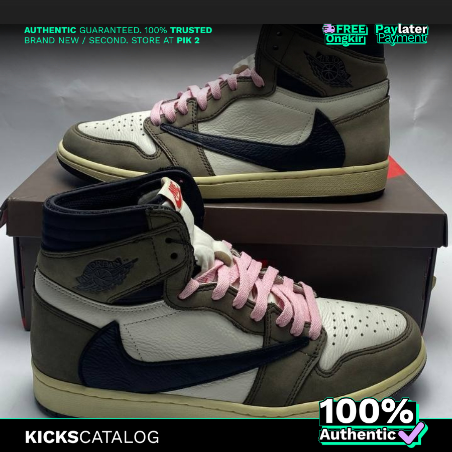 Jordan-1 Retro-High -Travis-Scott-(AJ-1876)-100% Authentic | VNDS