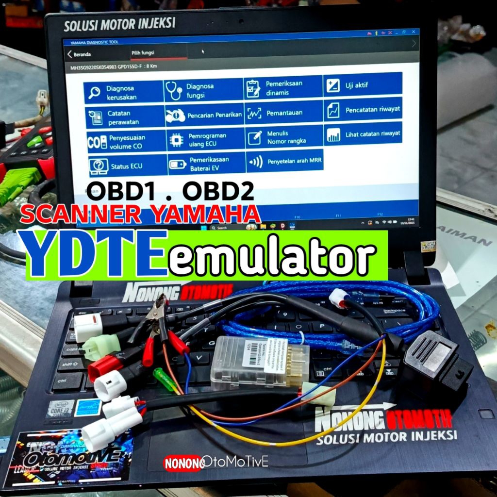 Scanner YDTEmulator Yamaha obd2 Reset YCVT