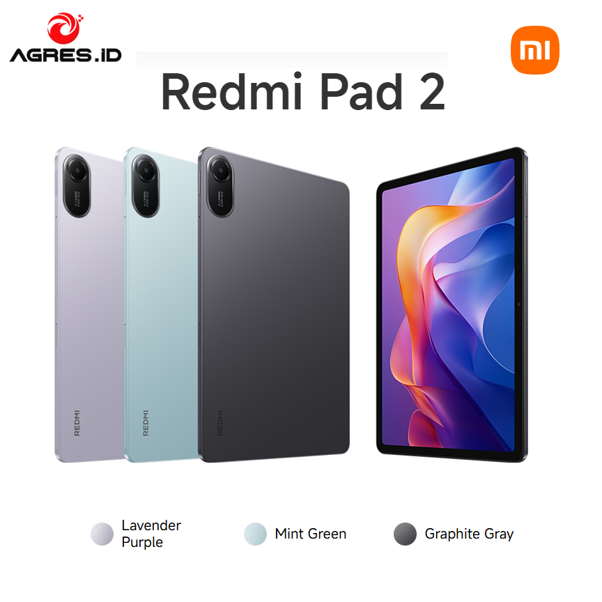 Redmi Pad 2 4 GB + 128 GB Helio G100-Ultra Baterai  9.000 mAh