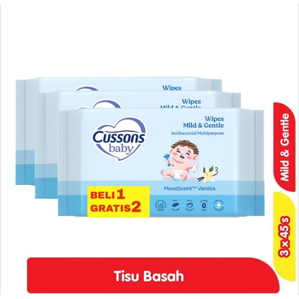 Cussons Baby Wipes Mild & Gentle