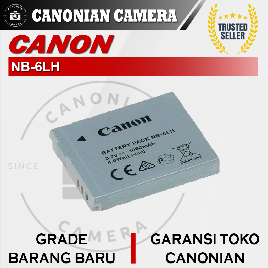 Baterai Battery Canon NB-6LH For Canon SX510 / SX520 / SX530 / SX600 /S X610 / SX710 / DLL