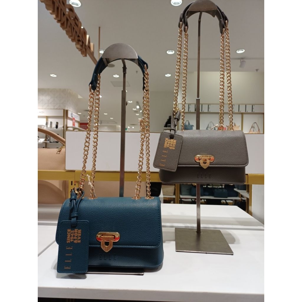 Tas Shoulder Bag Rantai ELLE 3300 Original Depstore Mall Ori Tas Bahu Sling Rantai Fashion Wanita Br