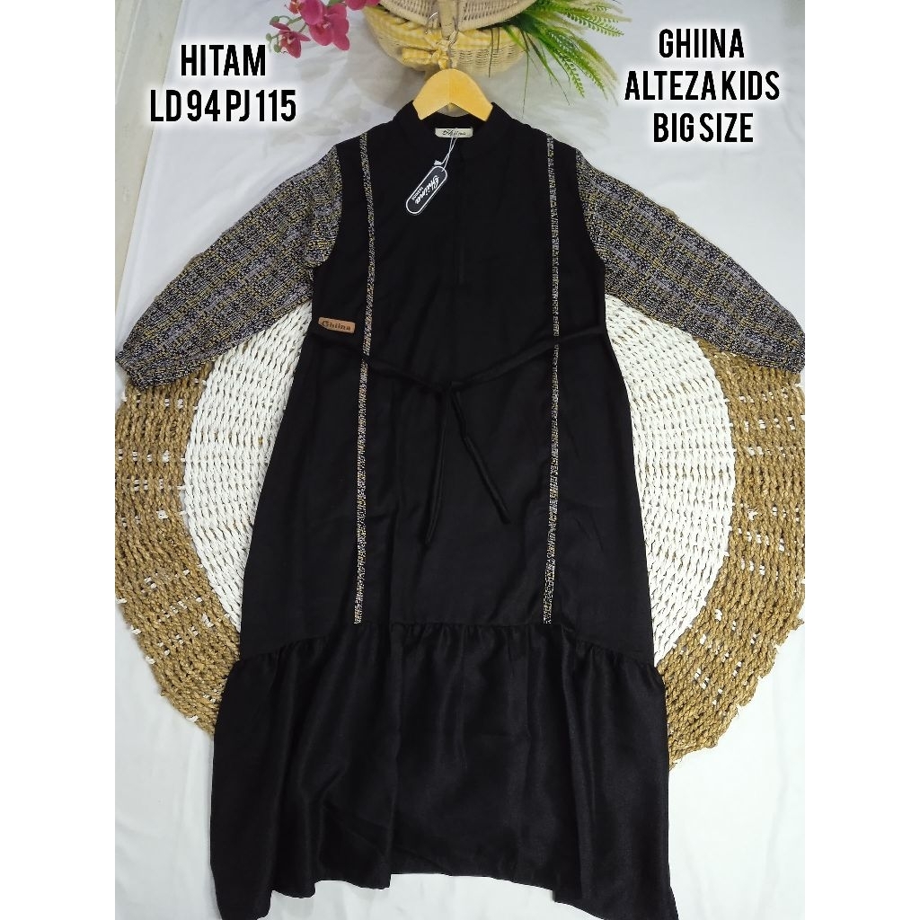 Alteza Dress Kids All Size & Big Size / Gamis anak by ghina fashion