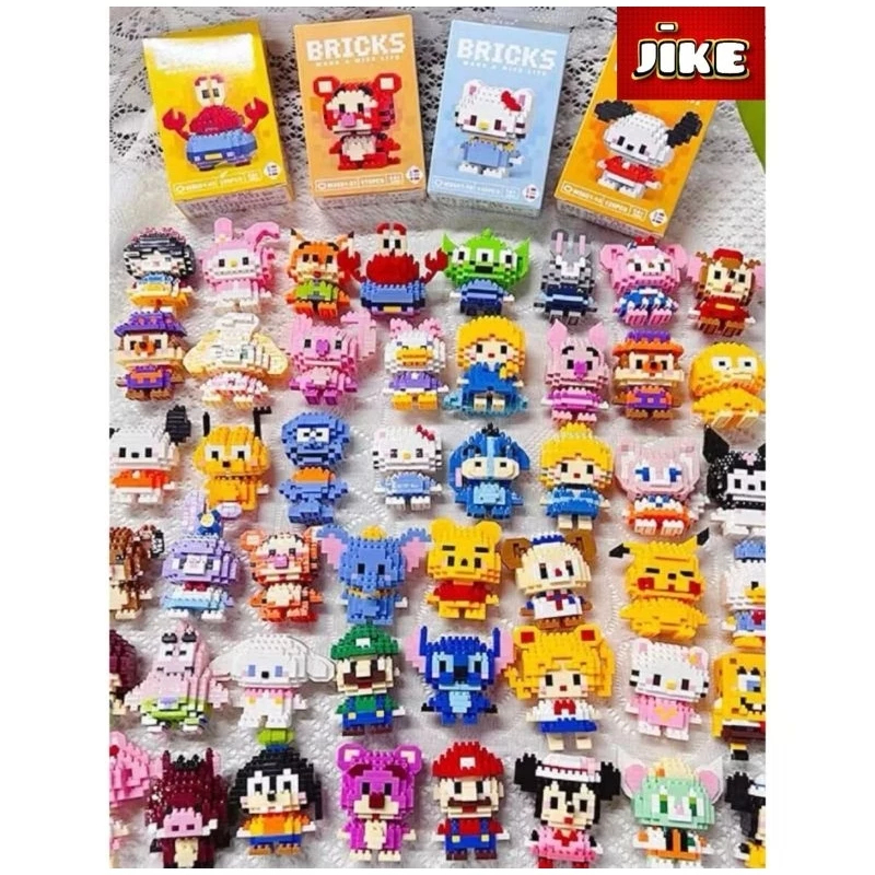 Mainan Edukasi Brick Nano Bricks Mainan Balok Susun Nano Block Brick Murah Puzzle Karakter