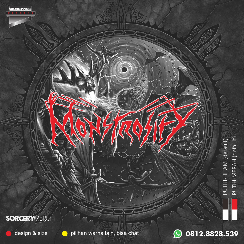 MONSTROSITY logo cutting sticker