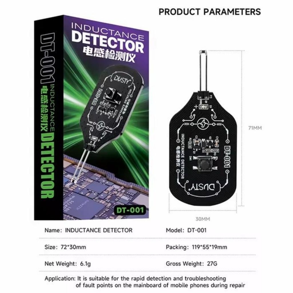 ALAT TESTER DUSTY DT-001 COIL TESTER ORIGINAL / DETEKSI COIL TESTER