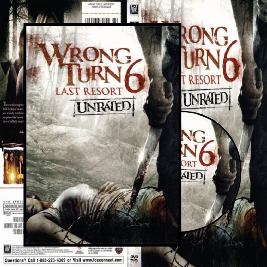 KASET FILEM HOROR WRONG TURN 6 - KASET FILM HOROR BARAT