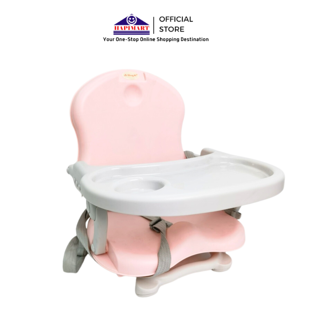 Kursi Makan Bayi Pink Grey Perlengkapan Bayi Rumah Tangga Anak Multifungsi Meja Makan Kursi Lipat Sa