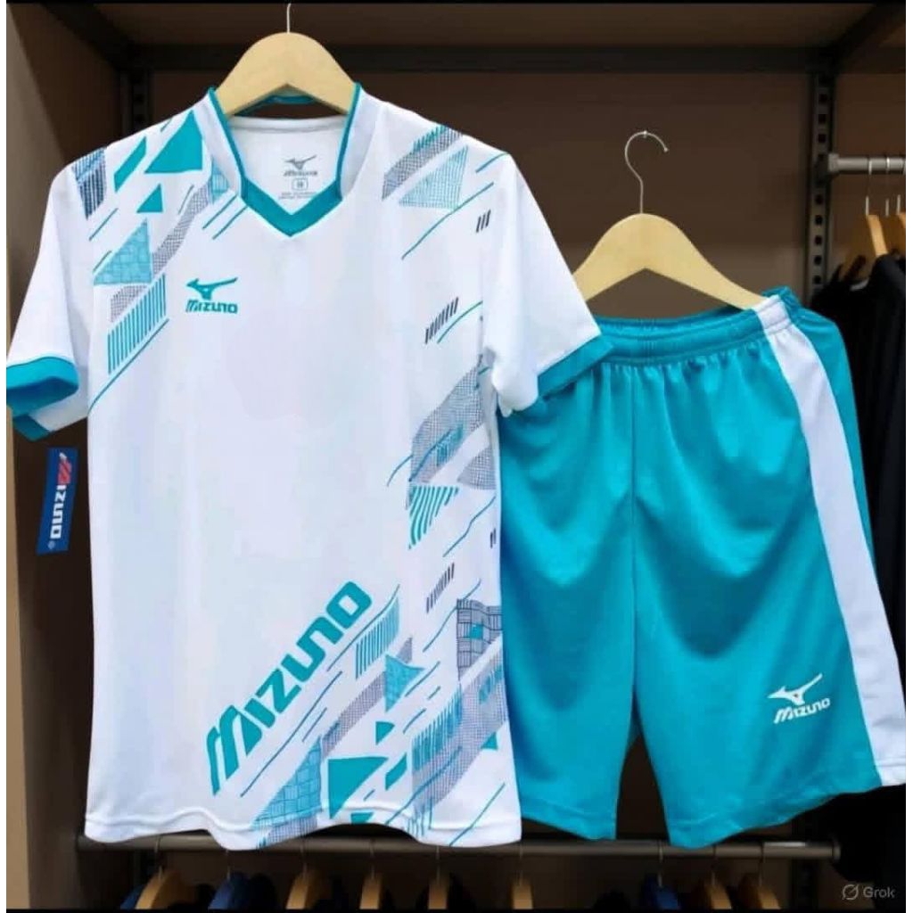 Setelan Jersey Bola Dewasa Baju Bola Futsal Voli Pria Wanita Set Baju Celana