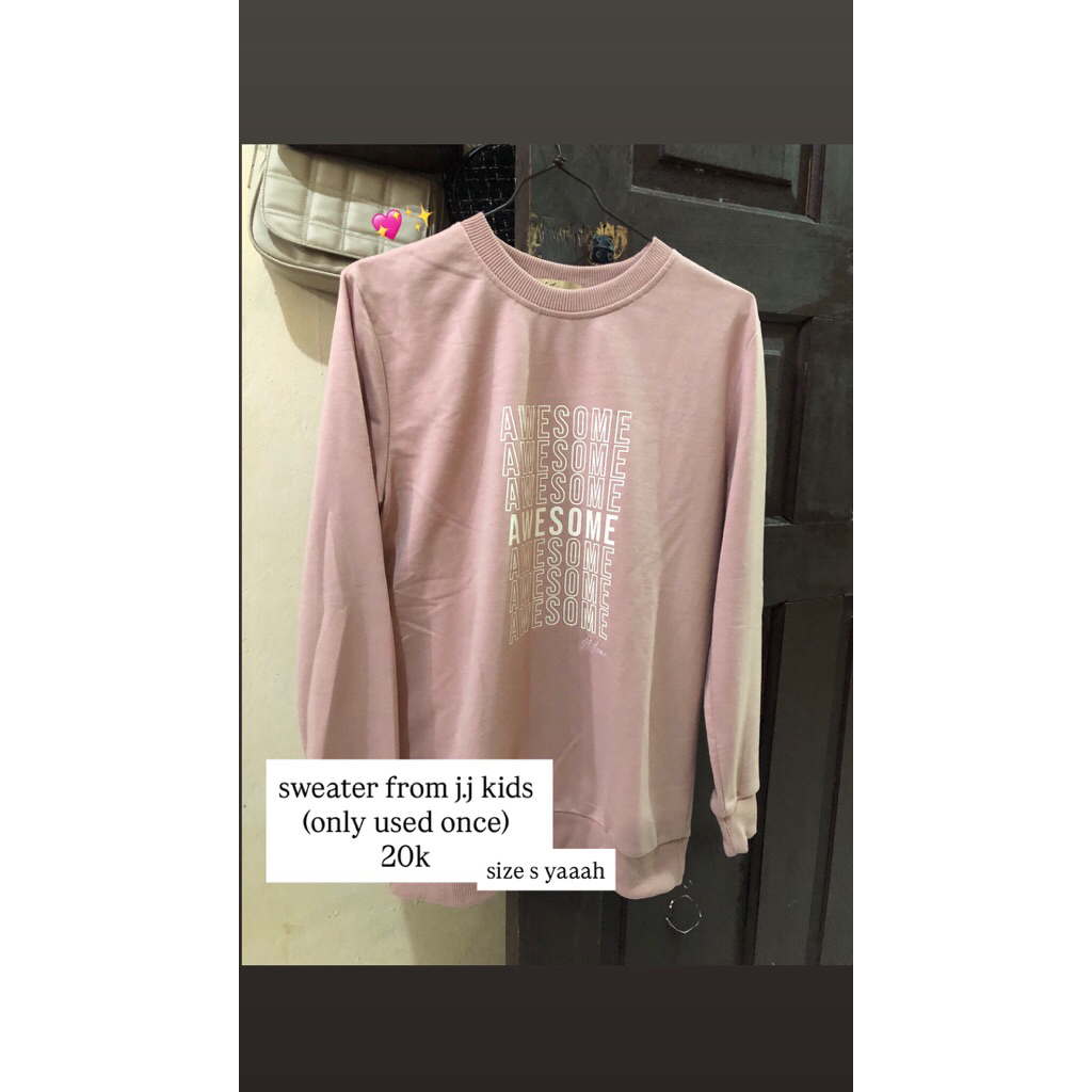 preloved sweater jj kids