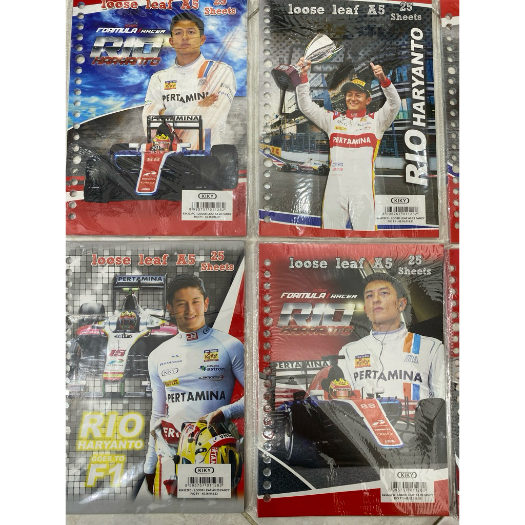 Isi Binder Loose Leaf Kecil A5 Fancy Karakter Rio Haryanto