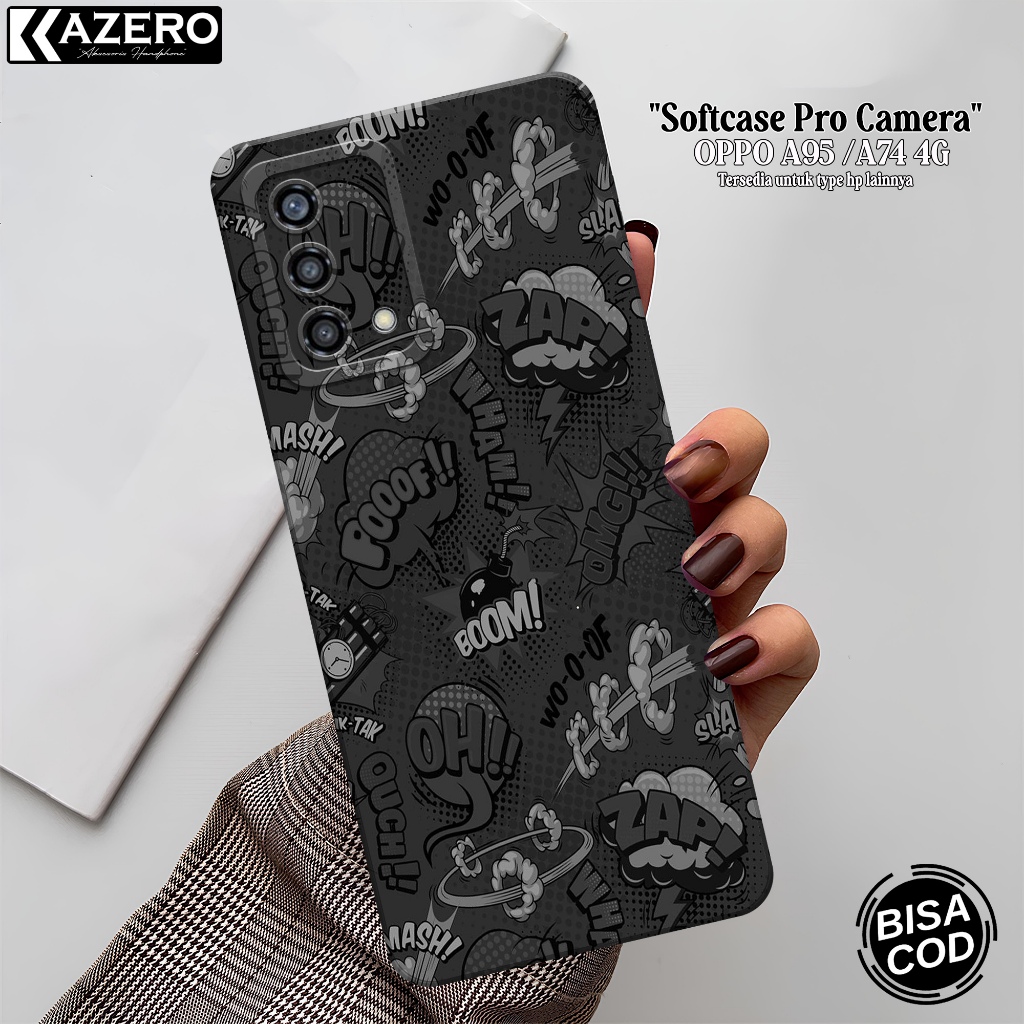 Case Hp OPPO A95 A74 4G Fashion Case Aesthetic Softcase OPPO A95 A74 4G Silikon Pro Camera Casing OP