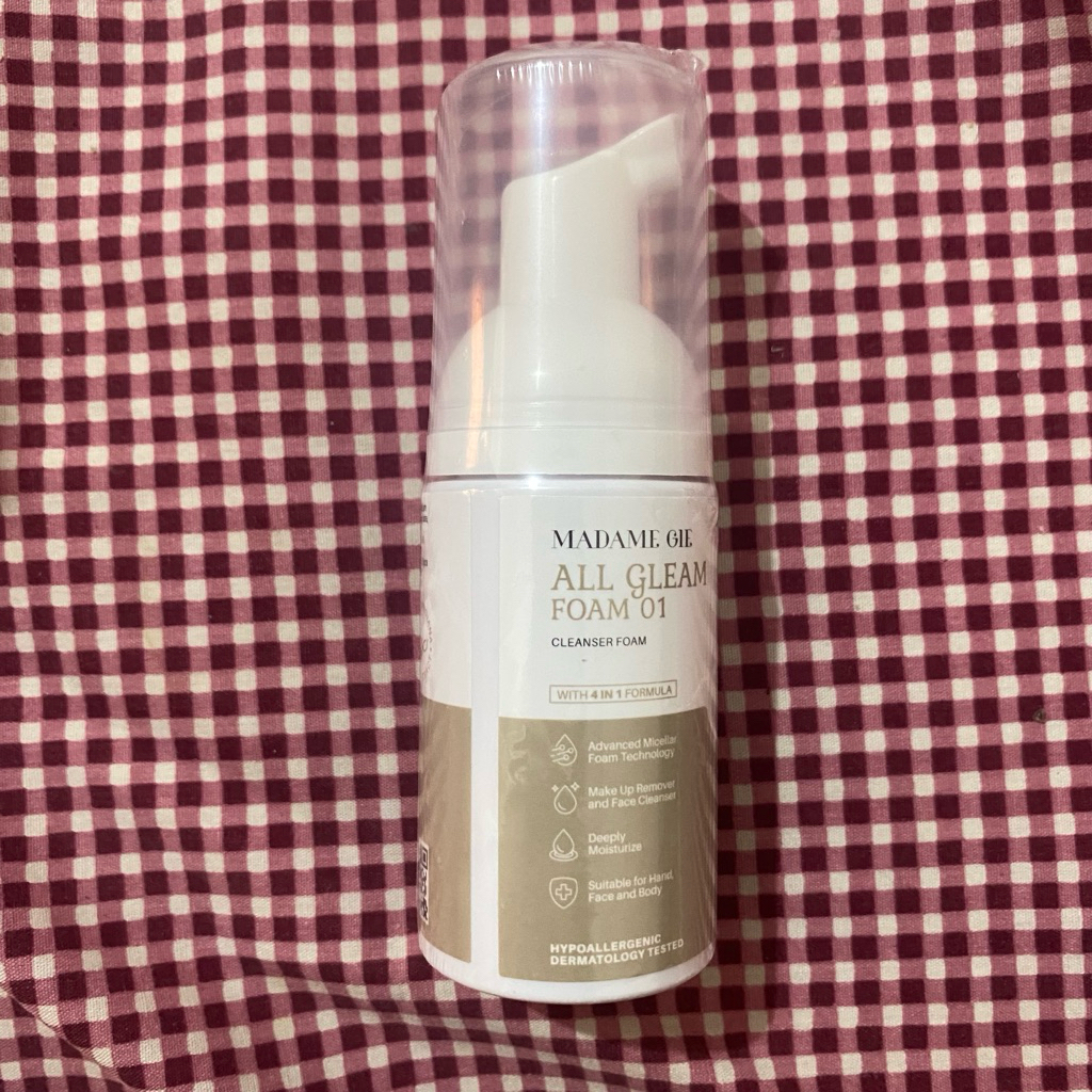 MADAME GIE ALL GLEAM FOAM 01 CLEANSER FOAM WITH 4 in 1 FORMULA